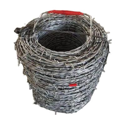 China Low Carbon Iron Wire Factory Supply Low Price Galvanized Barbed Wire Barbed Fence for sale