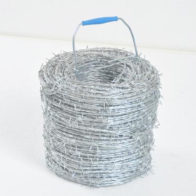 China Factory Wholesale Low Carbon Professional Grade Wire Iron Hot Dip Galvanized Barbed Wire for sale