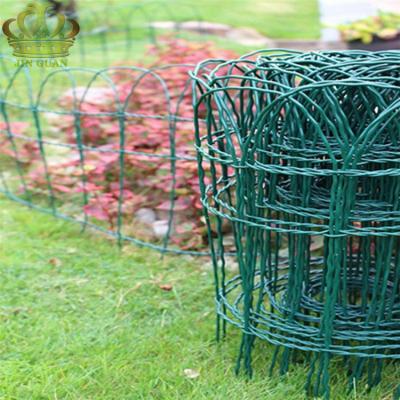 China Easily Assembled PVC Coated Garden Boundary Lawn Edge Fencing for sale