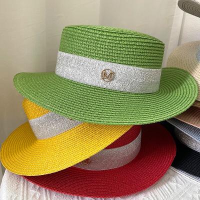 China Wholesale Hot Selling Wide Brim Beach Seaside Picture Women Sun Cheap Foldable Summer Ladies Panama Straw Hat for sale