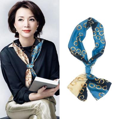 China 2022 New Chiffon Women's Scarf Fashion Scarf Printing Hijab Clothing Accessories Wholesale Silk Scarf for sale