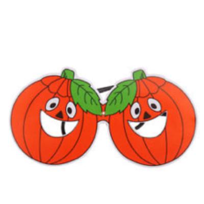 China Funny Halloween Party Glasses Newcomer Halloween Pumpkin Glass Eye Glasses Party High Quality Funny Decorative Party Pumpkin for sale