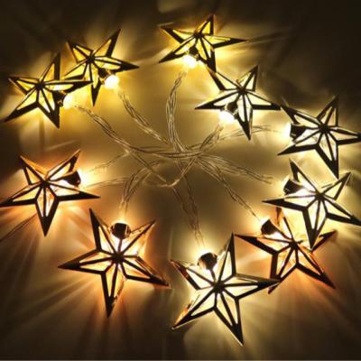 China Seasonal Decoration Most Popular Quality Battery Operated Top Star Burst Christmas Led String Lights Indoor Outdoor Xmas Decor for sale