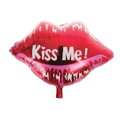 China Gift Toy Hot Selling Wholesale Red Lip Kiss Me To Foil Balloon For Valentine's Day Wedding Decoration Lip Foil Balloon For Party for sale