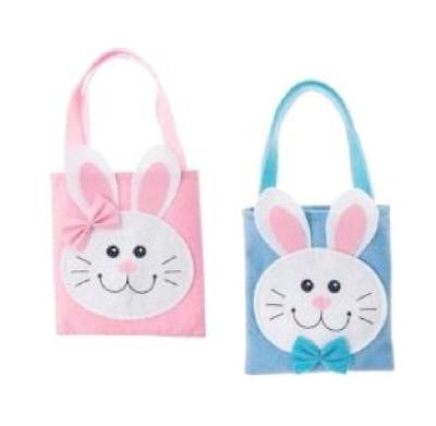 China New Arrival Gift 202 Easter Felt Egg Easter Decoration Gift Candy Bunny Easter Bag for sale