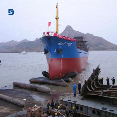 China Boat Lifting Docking Floating Boat Launch Floating Rubber Jumbo Air Bag for sale