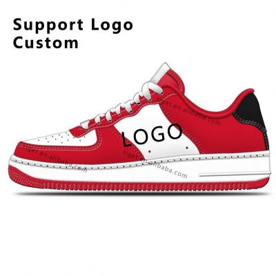 China Fashion Trend Customized Logo Brand Design Shoe Fashion Sneakers Microfiber Leather Low Top Skateboard Shoes for sale