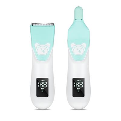 China Super Quiet Low Noise Ceramic Rechargeable Multi Function Ceramic Rechargeable Blade Kids Baby Shaver Trimmer Electric Hair Trimmer for sale