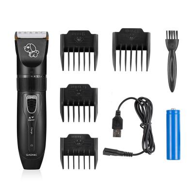 China Adjustable Functions Stored Blade Pet Grooming Electric Ceramic Dog Clipper for sale