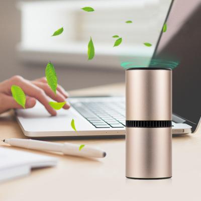 China Smart Portable Mini Car Desk Table Top Personal Office Home Room USB Car Air Purifier for sale