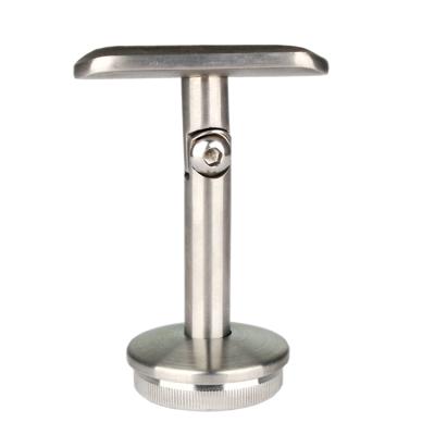 China Durable GM ss304 ss316 Stainless Steel Stair Bracket Adjustable Railing Support for sale