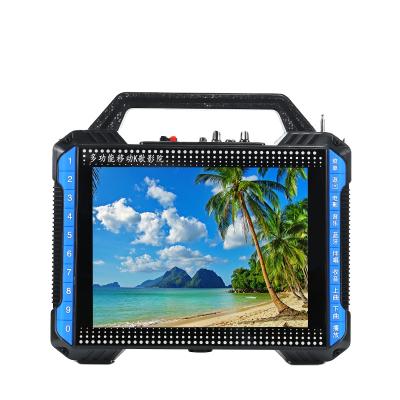 China EZCast Weier Hot Selling New Design Can Play Mini Portable Video Karaoke Speaker With LCD Screen for sale