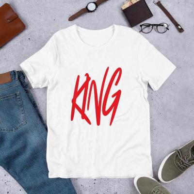 China Wholesale Anti-Wrinkle Cotton Round Neck Black 100% Looser King Size T-shirt For Men Breathable Short Sleeves Men's T-shirt for sale