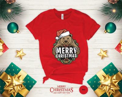 China Custom Anti-Wrinkle Christmas Wholesale Suit Brand Tie Dye Loose Fit Cotton Women Graphic T-Shirt for sale