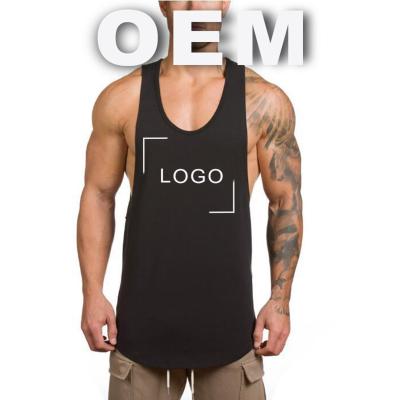 China Wholesale QUICK DRY Men's Wholesale Simple Fresh Gym Soft Custom Made Fitness Tank Top Breathable Cotton for sale