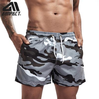 China Custom Wholesale QUICK DRY Camouflage Polyester AIMPACT Panel Quick Dry Shorts For Men for sale