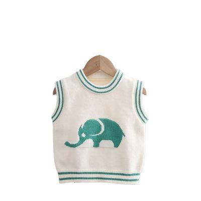 China OEM & ODM Custom Fashion Wholesale Kids Sweater Cotton Baby Knitwear Sweater Knit Vest Winter Toddler Boys Baby Sweater for sale