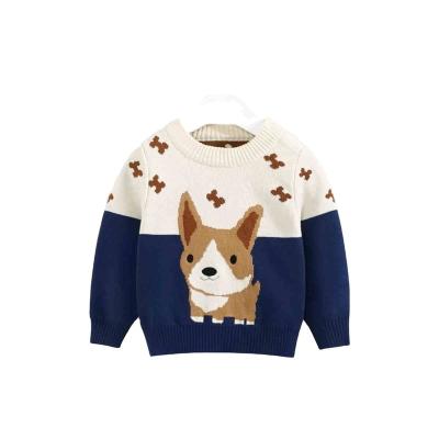 China OEM & ODM Custom Fashion Wholesale Kids Sweater Cotton Baby Knitwear Sweater Knit Vest Winter Toddler Boys Baby Sweater for sale