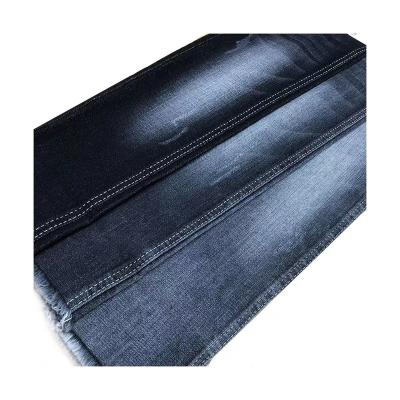 China Shrink-Resistant 10.2Oz Black+Grey Mid Stretch Broken Twill Custom Printed Waterproof Bulk Firm Denim Fabric for sale