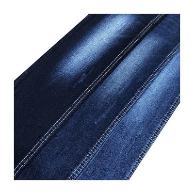 China Shrink-Resistant 9.4Oz Dk Indigo Super Power Stretch Fabric Textile Raw Material Light Denim Fabric China for sale