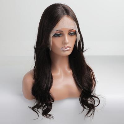 China JZW Long Hair Wigs Wholesale Price 100% Natural Hair Wigs Lace Frontal Silky Hair Wigs for sale