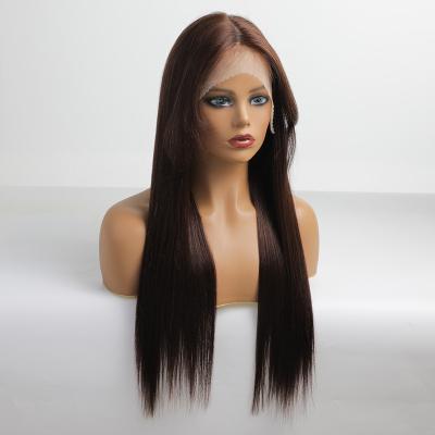 China Long Human Hair Wigs JZW Human Hair Wigs Natural Color Silky Low Cut Wigs For Women Daily Party for sale