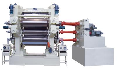 China High Precision 4 Roll Calender Machine Anti Abrasive With 0.08-0.8mm Thickness for sale