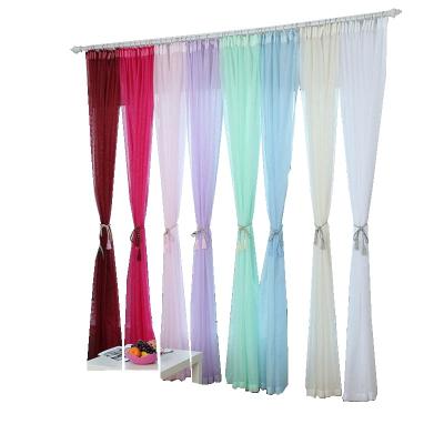 China 2019 Cheap Perspective Sheer Curtain Living Room Sheer Tulle Nice Voile Curtain for sale