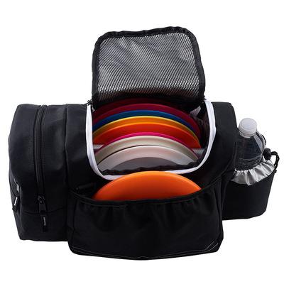 China Extremely Durable Eco-Friendly Fits 6-10 Discs Small Canvas Custom Disc Golf Bag Set With Water Rack for sale