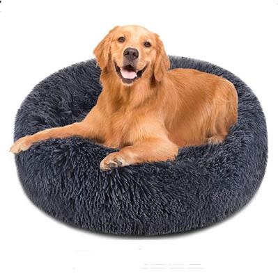 China Good Quality Breathable Plush Around Cuddler And Comfortable Self Warming Washable Super Soft Pet Bed for sale