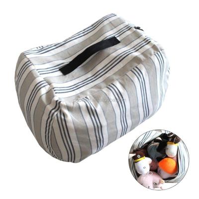 China High Quality Viable Baby Toy Storage Bag Canvas Fabric Toy Storage Summer Bag for sale