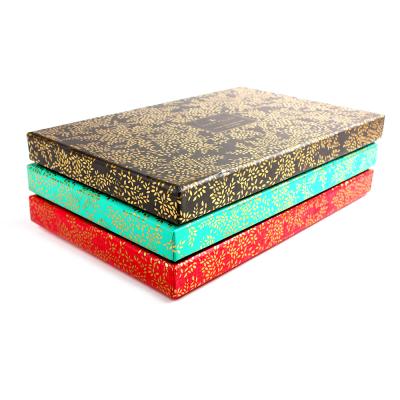 China Custom Made Size And Design Surprise Two-Pieces Custom Lid And Base Bow Tie Cardboard Birthday Gift Paper Packaging Box for sale