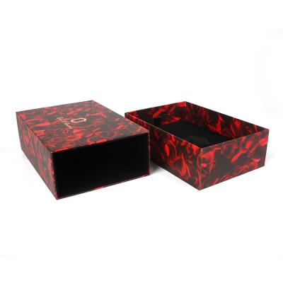 China Recyclable Hell and Heaven Packaging Custom Logo Gift Paper Ring Necklace Jewelry Box for sale