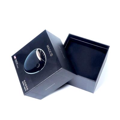 China Small custom creative custom made hard box packaging lid&base gift box for electronic products for sale