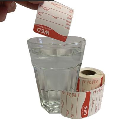 China Custom Printing Waterproof PVA Water Soluble Label Stickers for sale