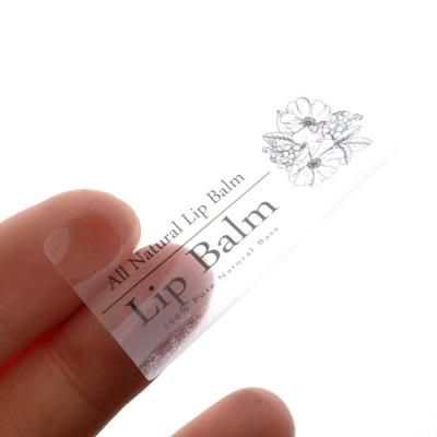 China Waterproof Custom Logo Lip Gloss Tubes Sticker For Lip Gloss for sale