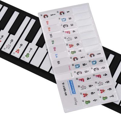 China Water Based Glue/Hot Melt Glue/Cheap Removable Transparent Piano Keyboard Sticker Removable Glue Custom for sale