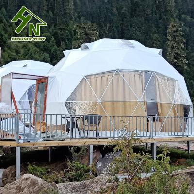 China Waterproof/UV Resistance Diameter 6m Luxury Outdoor Tourism Hotel Dome Tent For 2 Persons for sale