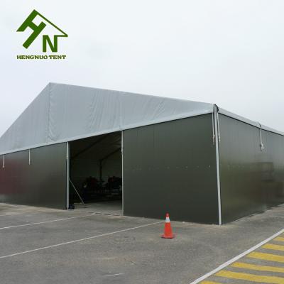 China Watre Prrof / UV-Resistant / Fire Retardant Clear Span PVC Large Shed Waterproof Military Storage Pavilion Tent for sale