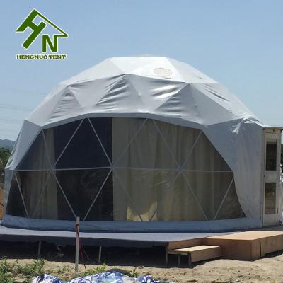 China Flame Redartant/UV-resistant/Water Proof Diameter 6m Outdoor Luxury Geodesic Dome Lodge Tent For Sale for sale