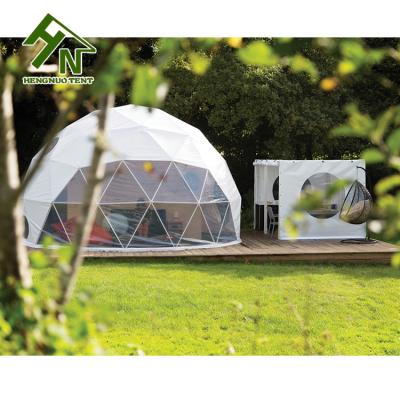 China Flame Redartant/UV-resistant/Water proof 8m Luxury Geodesic Dome Pavilion Eco Around the House Hotel Tent for Resort for sale