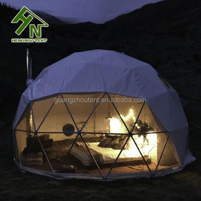 China Durable Flame Redartant/UV-resistant/Water proof Morden Design PVC Canvas Luxury Hotel Dome Tent for Camping for sale