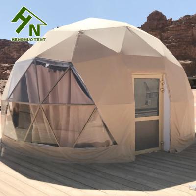 China Flame Redartant/UV-resistant/Water proof Desert Hotel Resort Event Door Glass Dome Tent Room with PVC Coating for sale