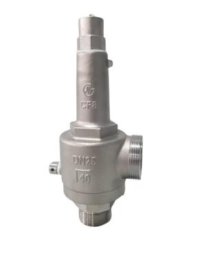 China DN25 Spring Direct Acting Full Open Cryogenic Safety Valve -196~+80 ℃  For LNG/LOX/LN2/LAR/LCO2 for sale