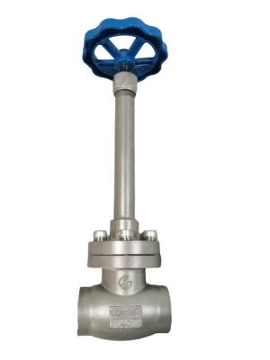 China DN25 PN50 CF8 Cryogenic Socket Weld Globe Valve for sale