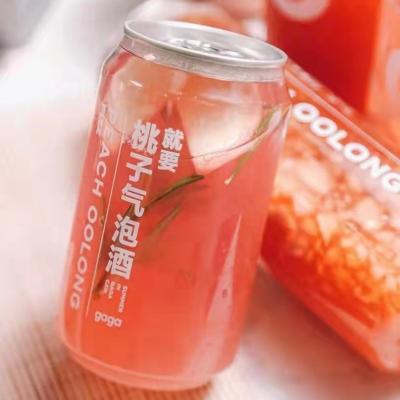 China Transparent Plastic Canned Drinking Cup Coffee 250ml 330ml 500Ml 650Ml Beverage Soda Boba Pet Can Bottles With Aluminum Lid for sale