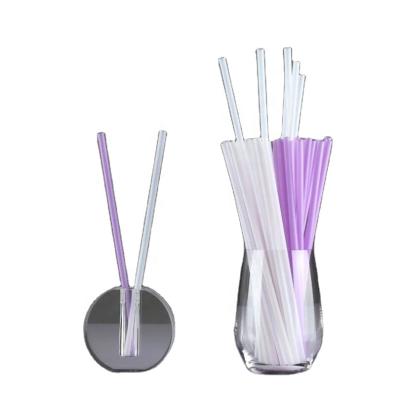 China PLA Disposable Biodegradable Plastic Flexible/Straight Drinking Straw for sale