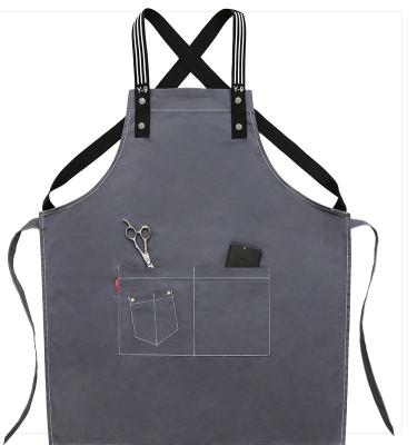 China Adjustable Cooking Chef Apron Food/Drink Work Apron 2020 With Customized Logo And Pockets For Kitchen Factory for sale