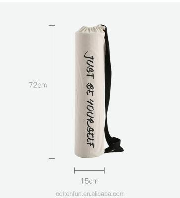 China Custom Eco-Friendly Yoga Mat Carry Bag With Adjustable Strap Logo Badge Waterproof Full-Zip Rope Handle Exercise for sale