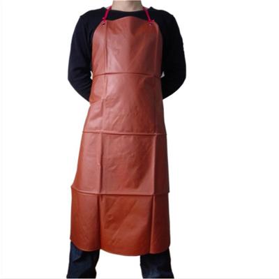 China Industrial PVC Cleaning Aprons Heavy Duty Waterproof PVC Long Apron For Men for sale